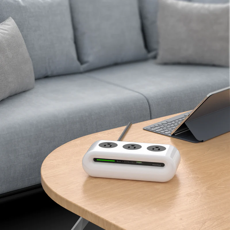 USB Ladegerät Steckdosenleiste mit 4 Ports