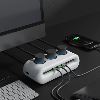 USB Ladegerät Steckdosenleiste mit 4 Ports