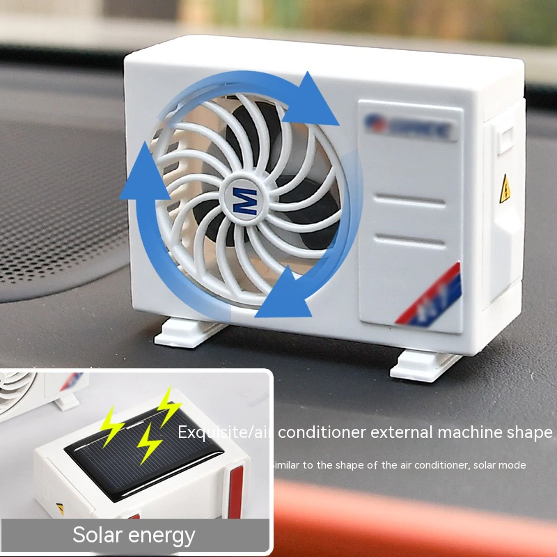 Mini Solar Auto Aromalüfter Dekor Modern