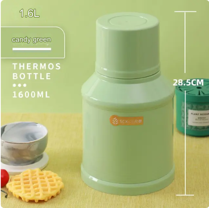 Elegante Thermoskanne Design Flasche Mit Deckel - BerlinGlamour