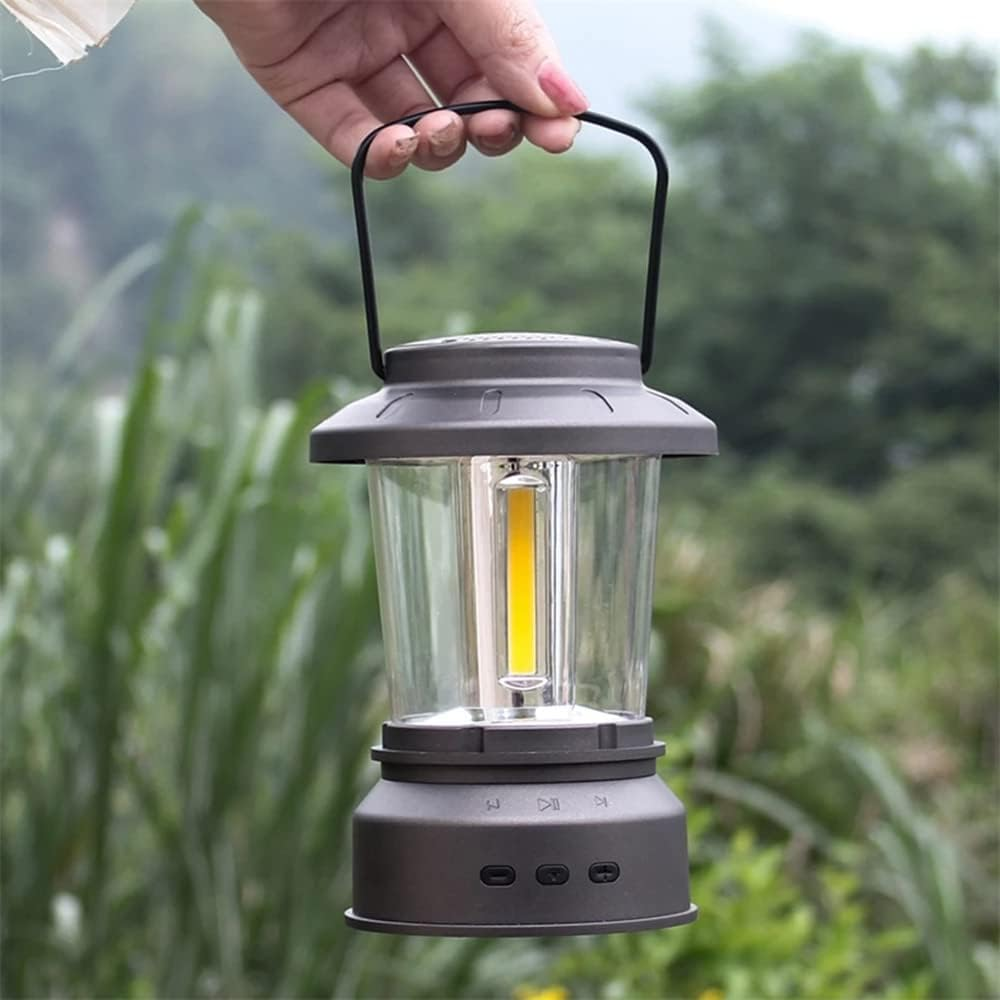 Bluetooth Lautsprecher Lampe Dimmbar Wasserfest Outdoor