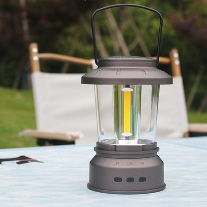Bluetooth Lautsprecher Lampe Dimmbar Wasserfest Outdoor