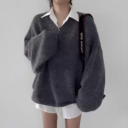 Alva Pullover: Bequem und lässig geschnitten