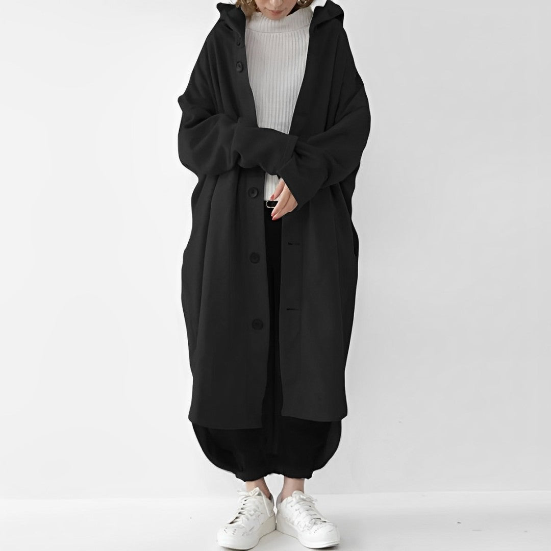 Langer Damen-Trenchcoat Modern Wasserabweisend