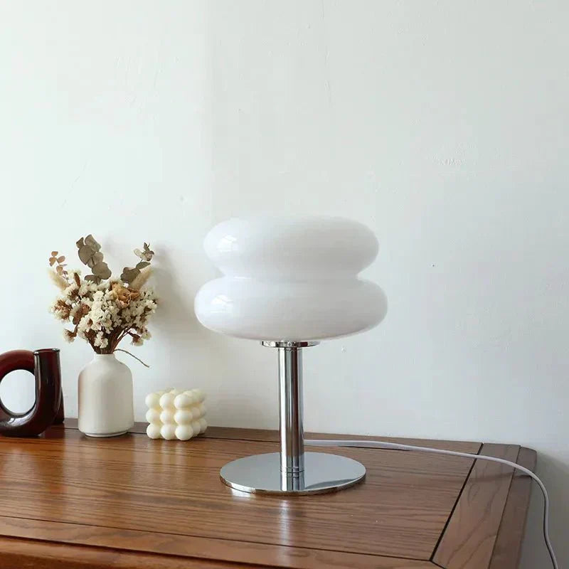 Farbige Glas Tischlampe Retro Stil Modern