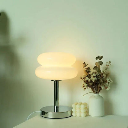 Farbige Glas Tischlampe Retro Stil Modern