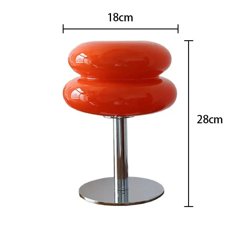 Farbige Glas Tischlampe Retro Stil Modern