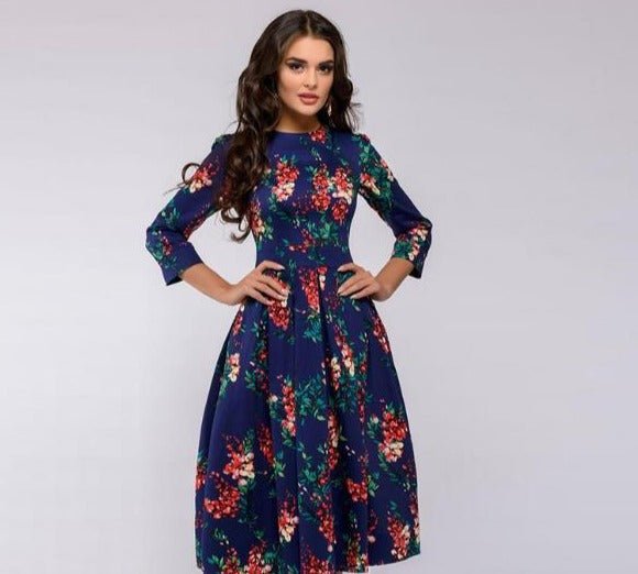 Retrozo – Ein edles, mittellanges Kleid - FashionWOLF