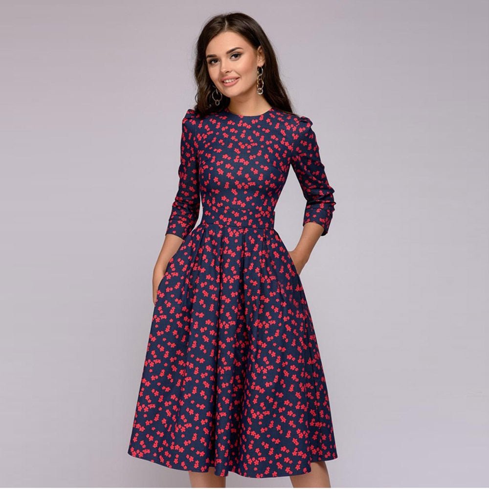 Retrozo – Ein edles, mittellanges Kleid - FashionWOLF