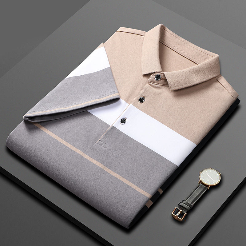 Herren Polo klassisch modern mit V-Ausschnitt - BerlinGlamour