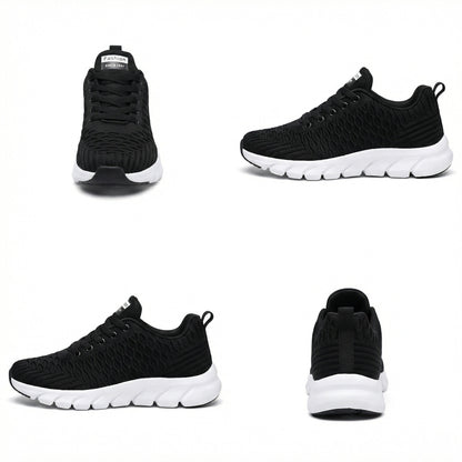 Strick Schuhe Atmungsaktiv Flexibel Damen Sneaker