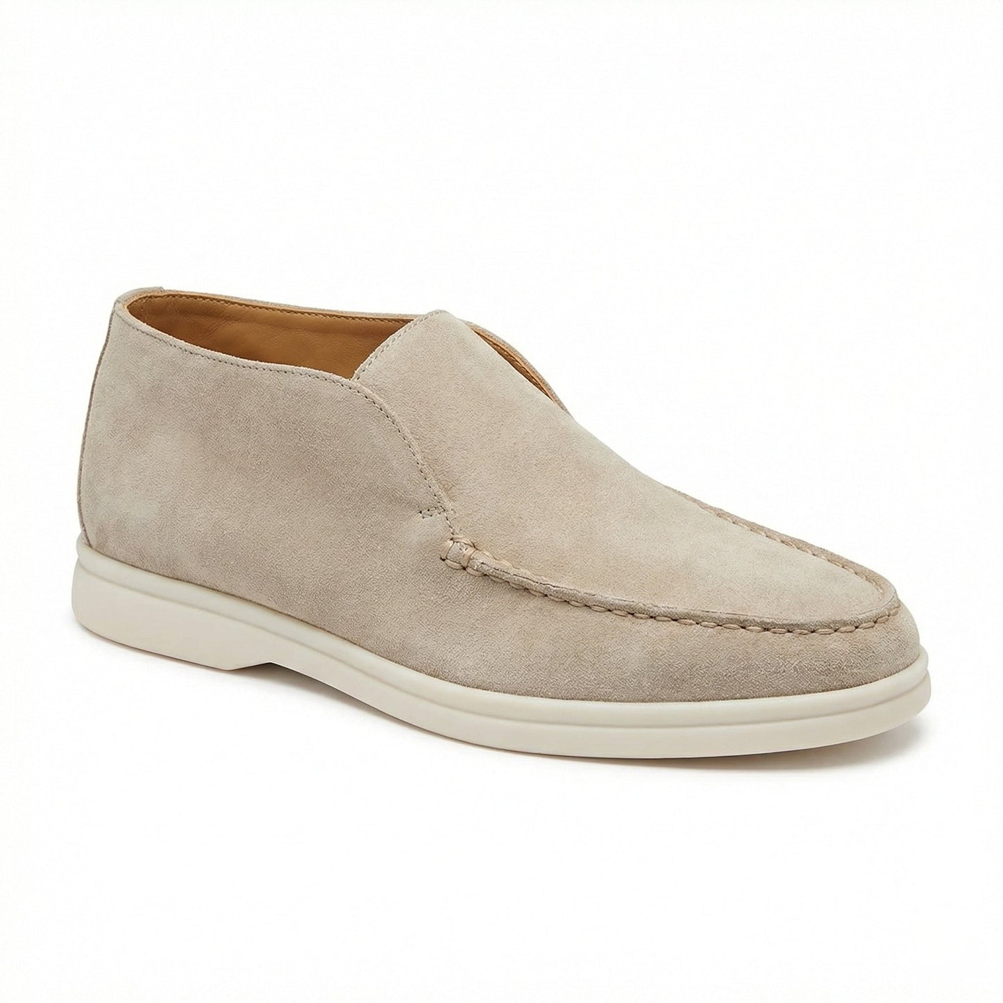 Herren Halbschuhe Stylisch Braun Lederschuhe