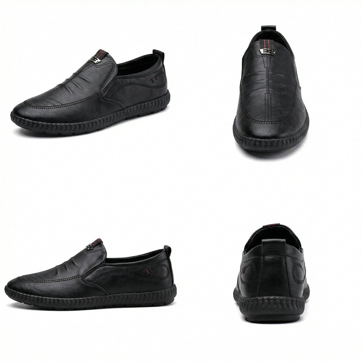 Herren Slipper Bequem Elastisch Modern