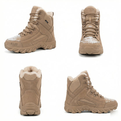 Herren Wanderstiefel Winter Warm Isoliert Rutschfest