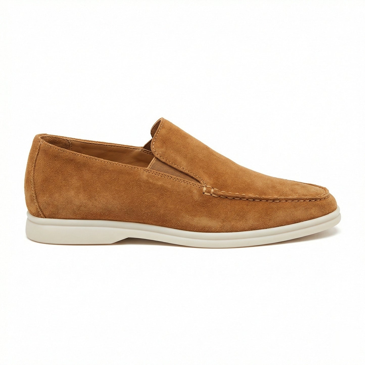 Herren Halbschuhe Stylisch Braun Lederschuhe