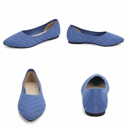 Flache Schuhe Damen Mode Bequem