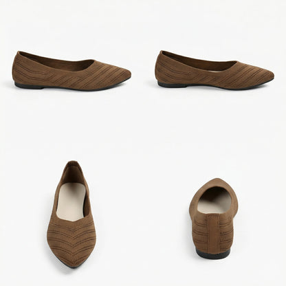 Flache Schuhe Damen Mode Bequem