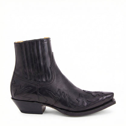 Cowboystiefel Damen Leder Stiefel Robust Westernstil