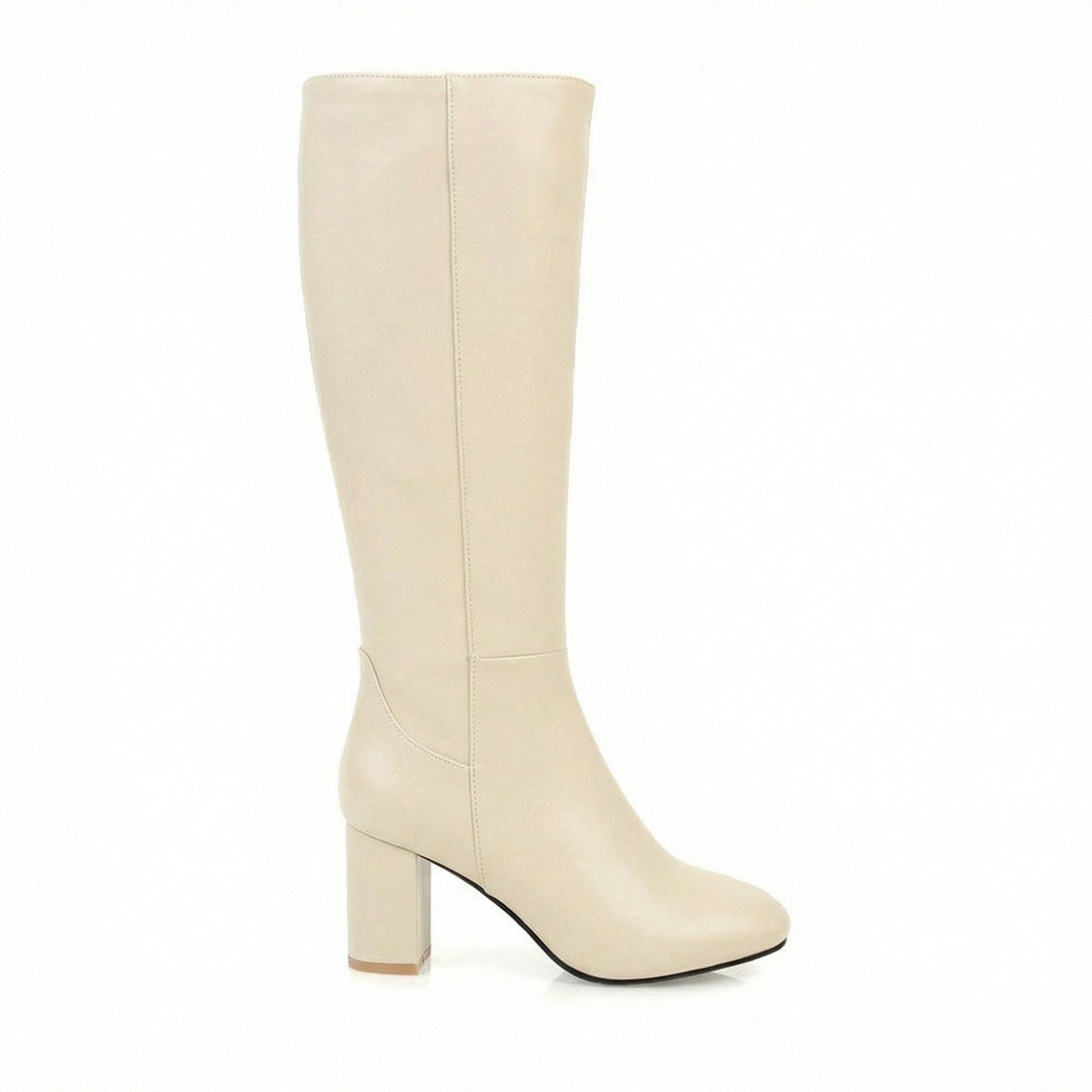 Damen Stiefel Warm Bequem Lang Schick