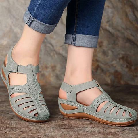 Damen Sandalen Frühling Cutout Bequem Walking