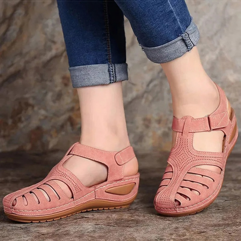Damen Sandalen Frühling Cutout Bequem Walking