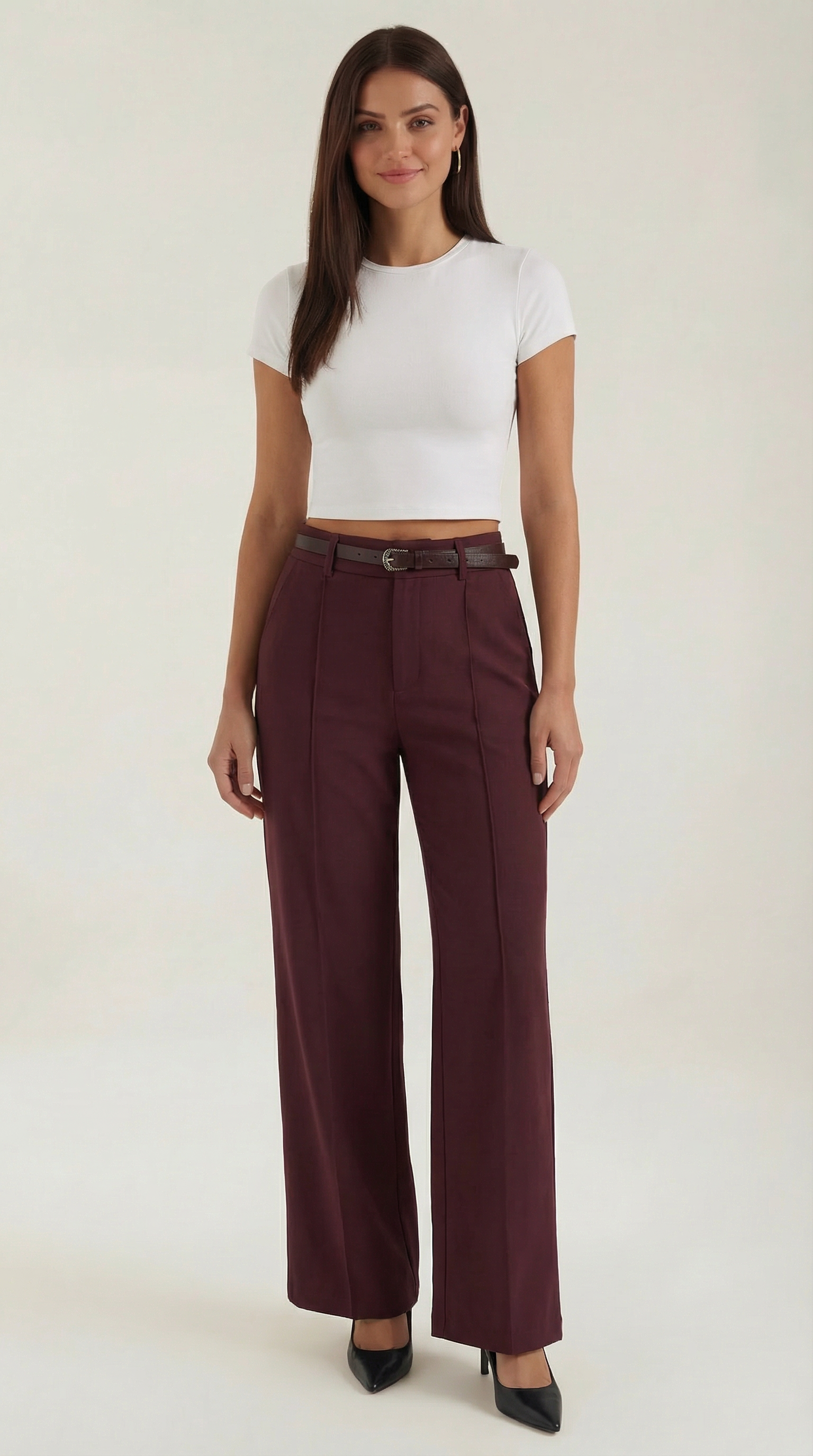 Weite Stoffhose Damen Bequem Komfort - BerlinGlamour