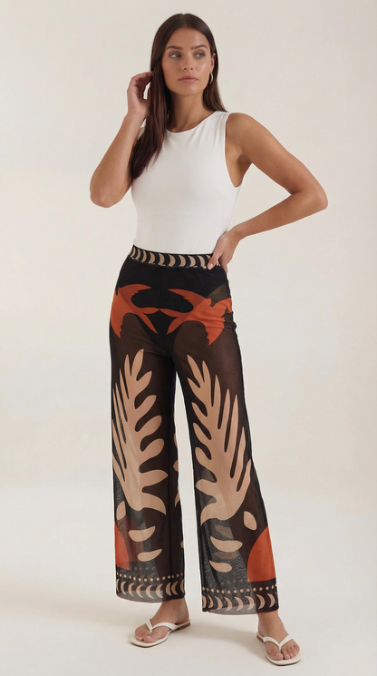 Durchsichtige Hosen Damen Boho Chic - BerlinGlamour