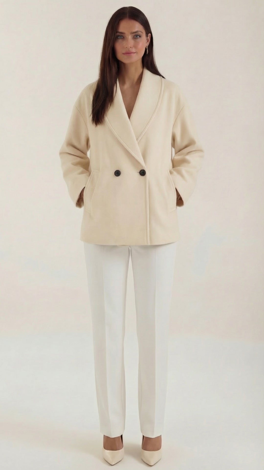 Großer Oversized Frauen Mantel Modern - BerlinGlamour