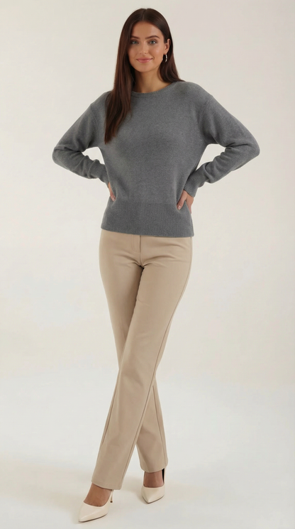 Strickpullover Frauen Glitzer Crystal Bauchfrei - BerlinGlamour