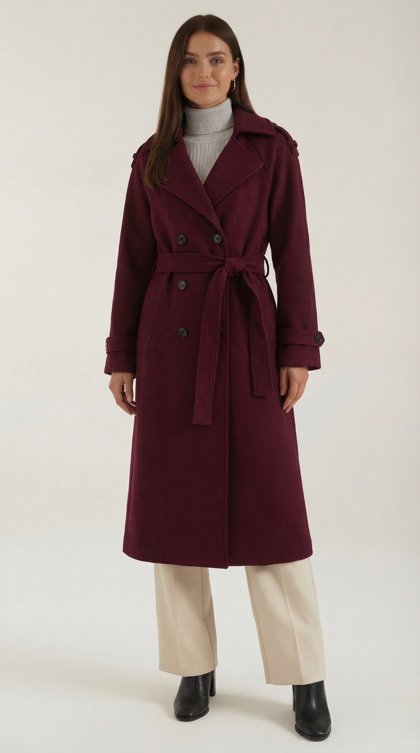 Langer Trenchcoat Damen Wasserfest Elegant - BerlinGlamour