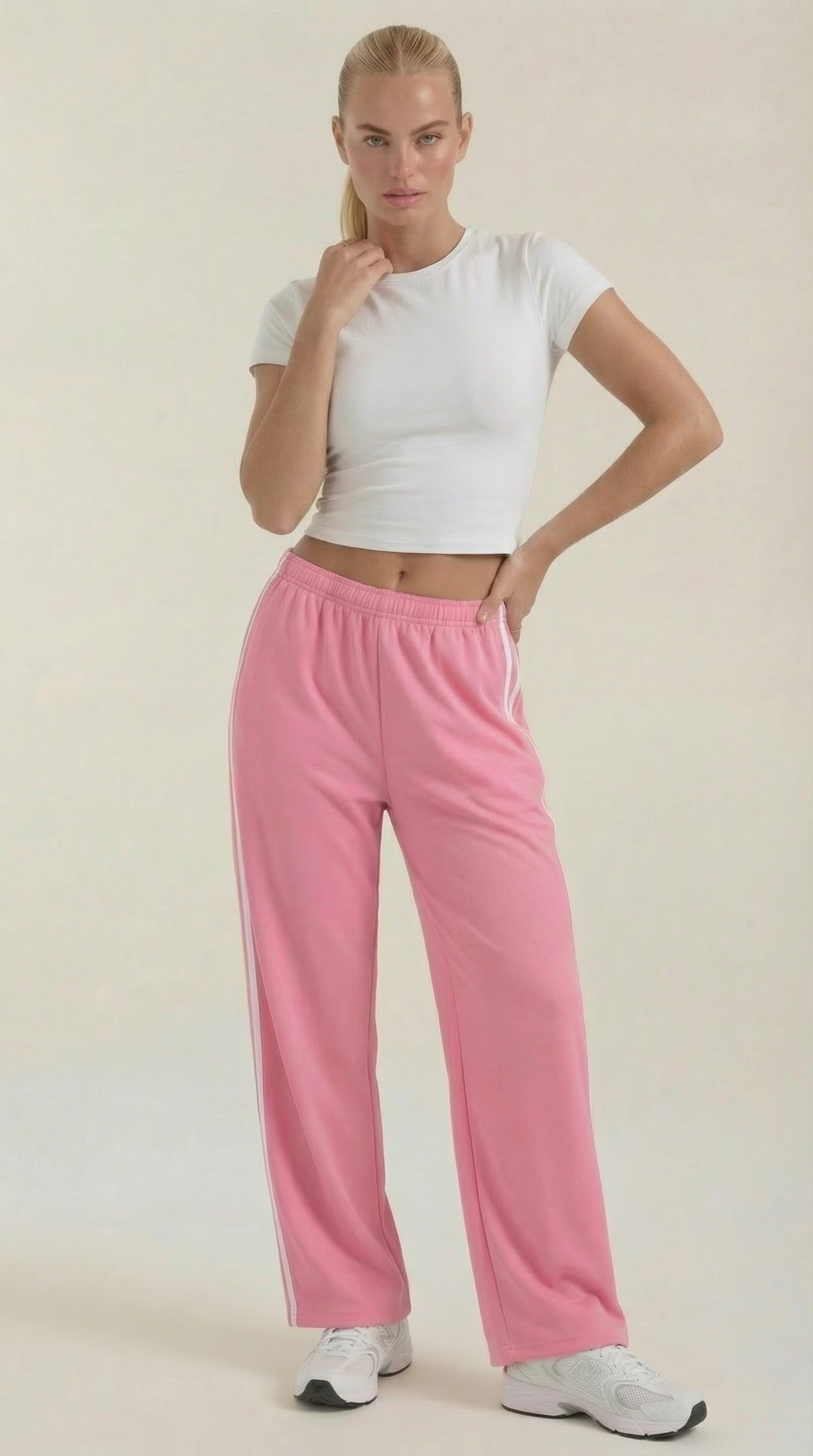 Bequeme Damen Trackpants Weite Elastisch - BerlinGlamour