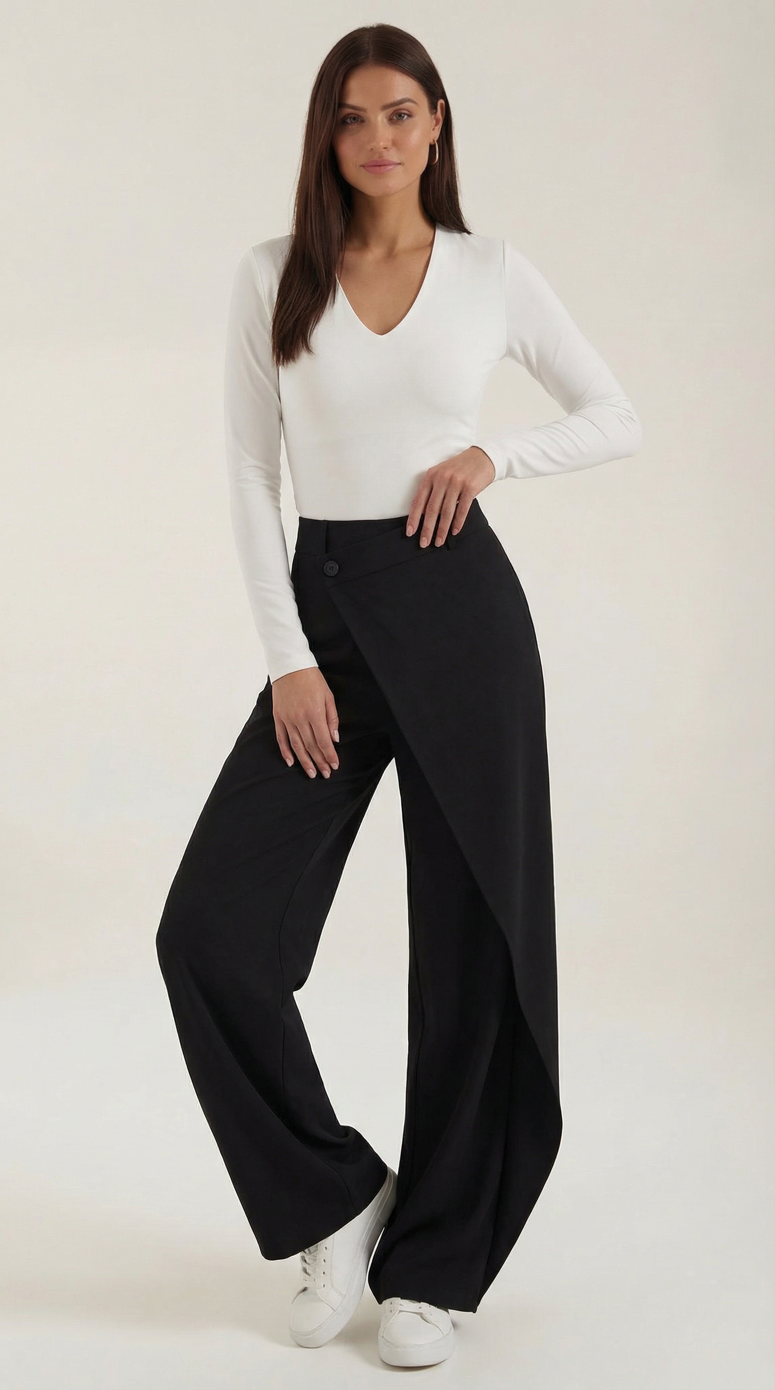 Asymmetrische Jeans Hose Frauen Trendy - BerlinGlamour