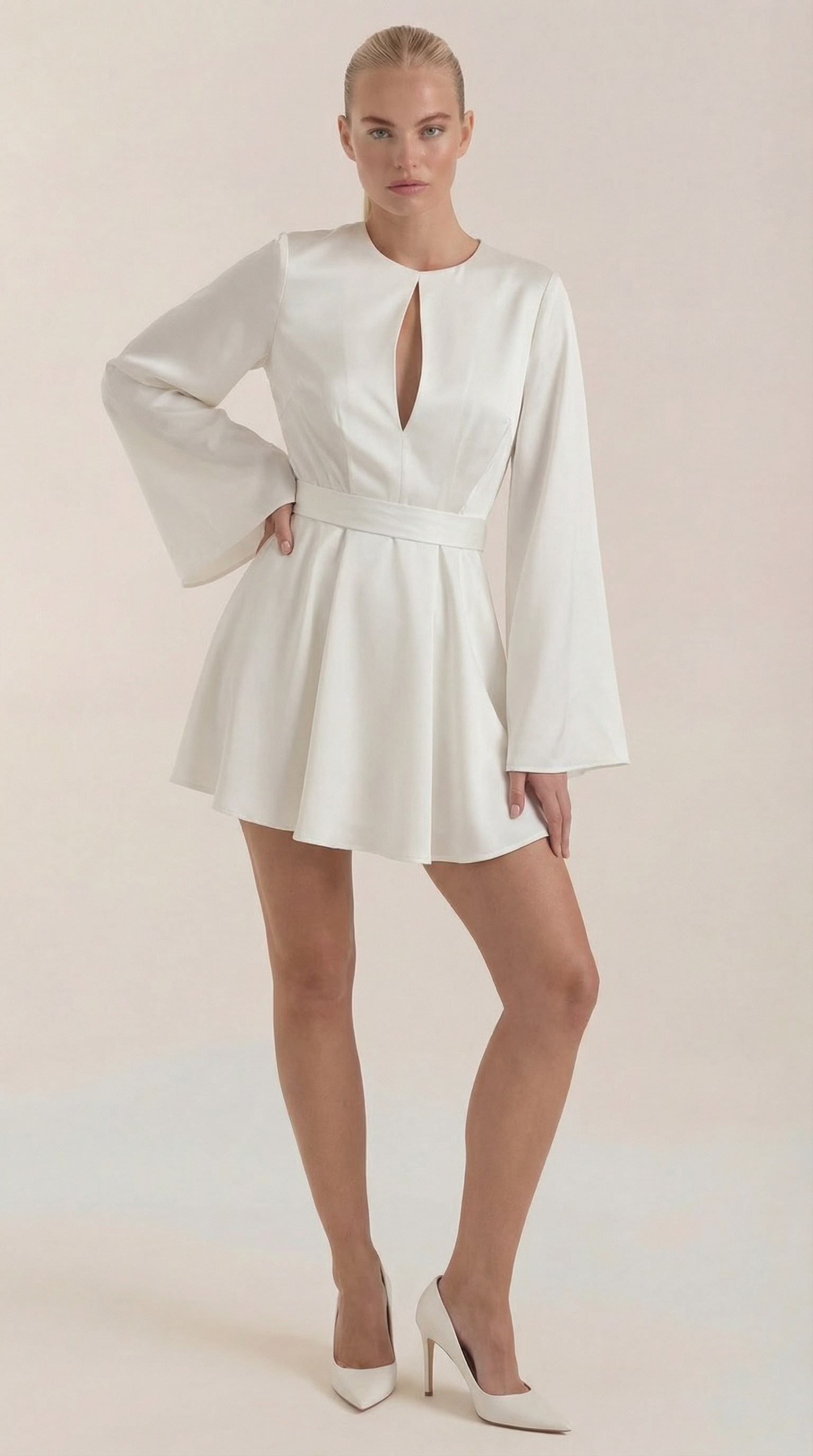 Kleines Sommerkleid Fließend Kurz - BerlinGlamour