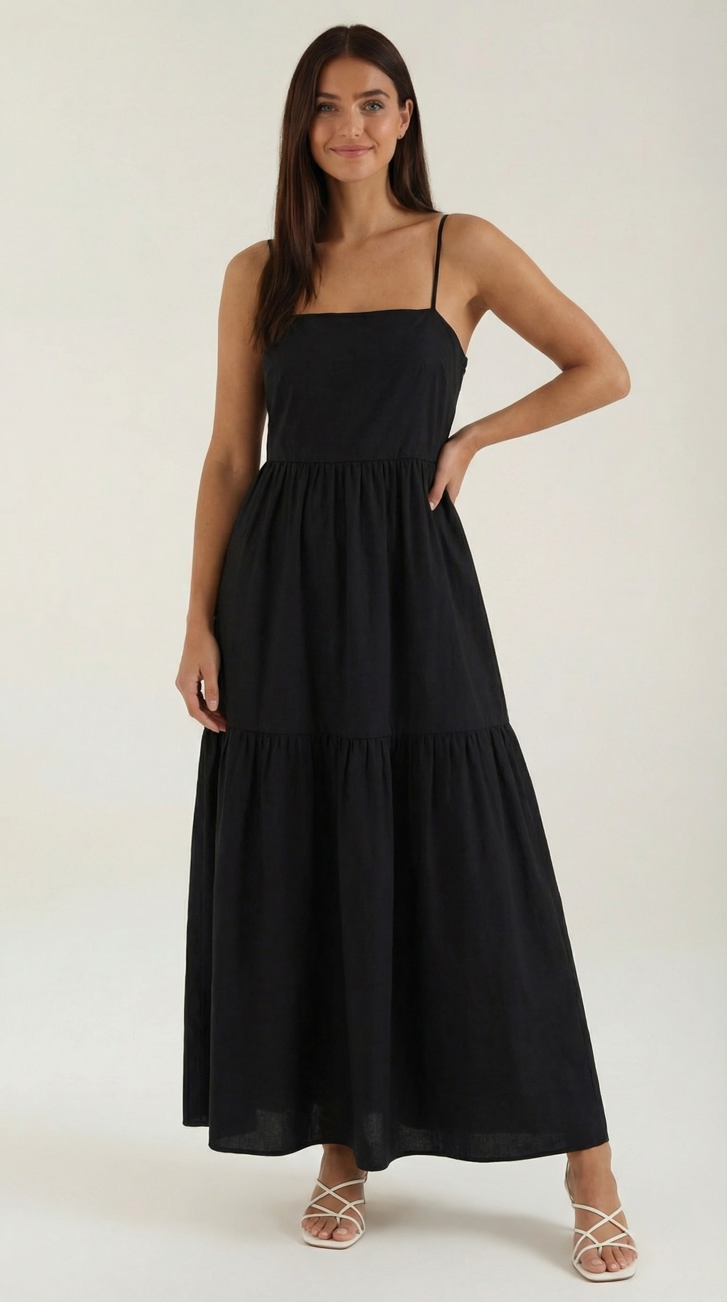 Rückenfreies Maxikleid Damen Sommerkleid Elegant - BerlinGlamour
