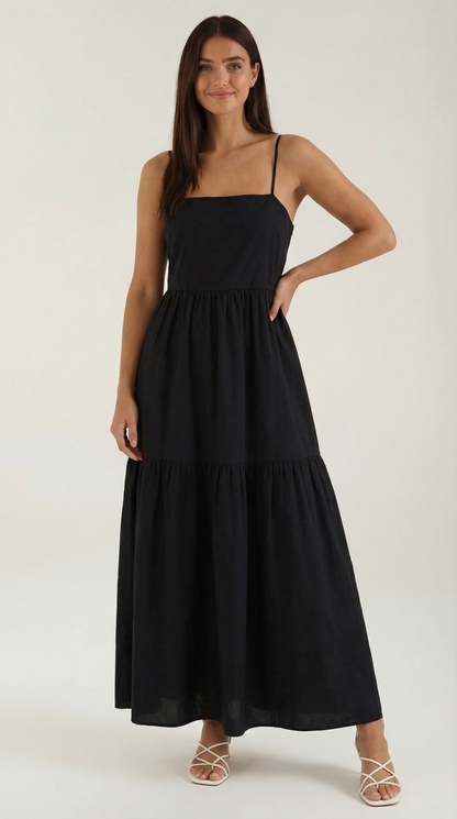 Rückenfreies Maxikleid Damen Sommerkleid Elegant - BerlinGlamour