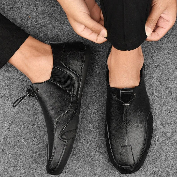 Echte Leder Herrenschuhe Heidi Stil