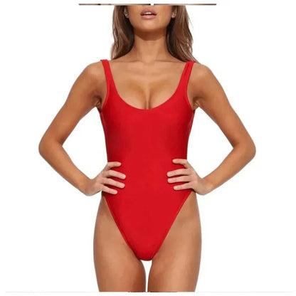Rückenfreier Badeanzug Einteiler DamenSexy