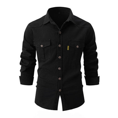 Herren Hemd Robust Alltags Hemd Baumwolle