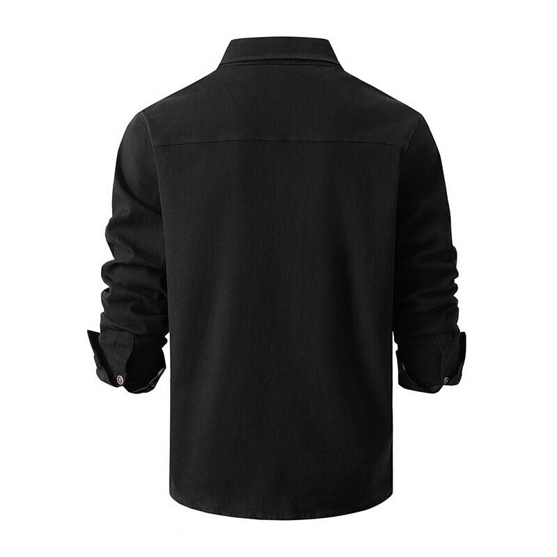 Herren Hemd Robust Alltags Hemd Baumwolle