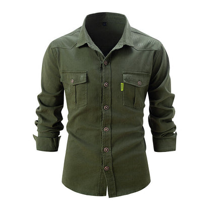 Herren Hemd Robust Alltags Hemd Baumwolle