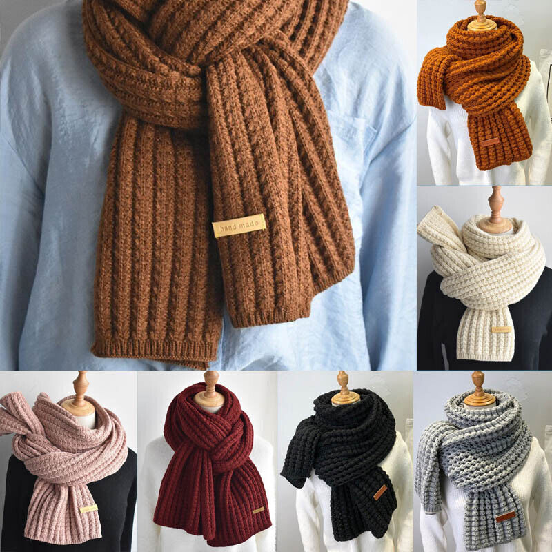 Weicher Strickwollschal Gemütlich Warm