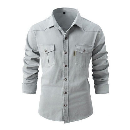 Herren Hemd Robust Alltags Hemd Baumwolle - BerlinGlamour