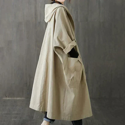 Damen Trenchcoat Klassisch mit Gürtel Elegante - BerlinGlamour