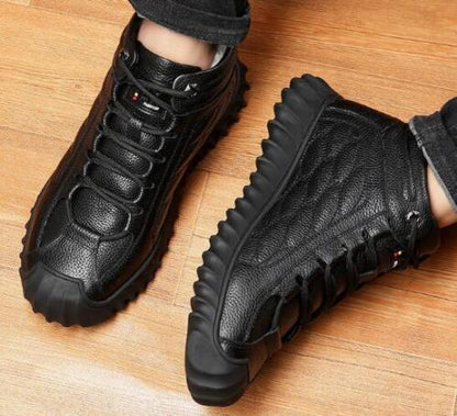 Winterschuhe Damen Warm Pelzgefüttert Schnürsenkel - BerlinGlamour