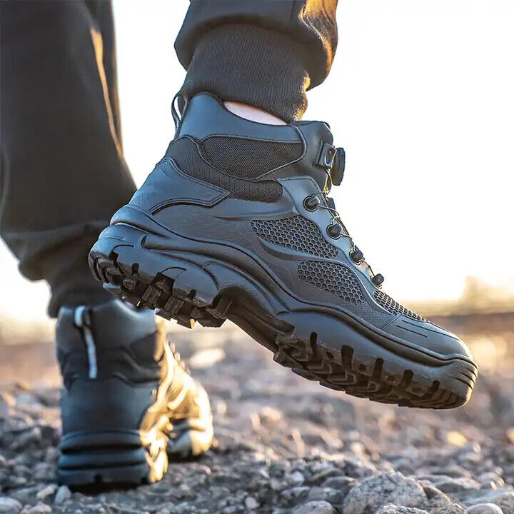 Taktische Stiefel Militärstil Schwarz - BerlinGlamour