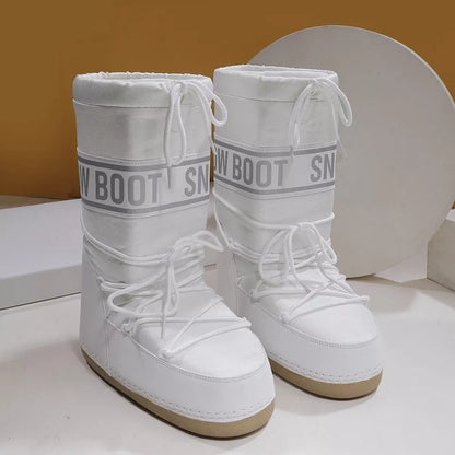 Lunéa Snow Boots Damen weiß – wasserabweisende Winterboots