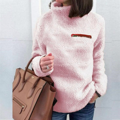 Alwine Damen Rollkragenpullover: Superweicher, bequemer Winterpullover in Uni