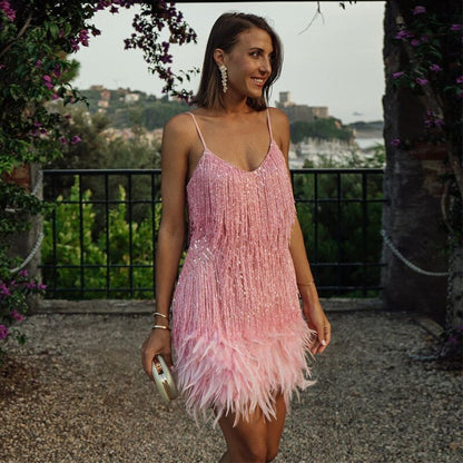 Klassisches Damen Cocktailkleid Elegant Kurz