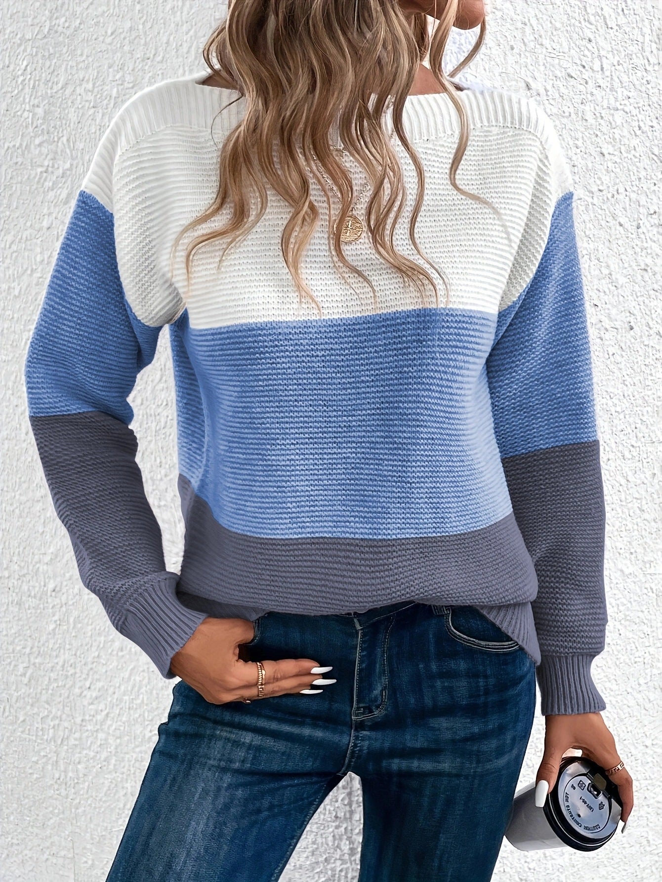 Strickpullover Damen Modern Trendy