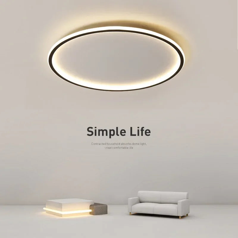 Skandinavische Deckenleuchte Rund LED Modern
